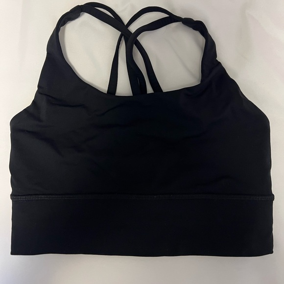 Lululemon longline energy bra in black, size 4 - Picture 1 of 2